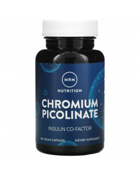 MRM Nutrition, Nutrition, пиколинат хрома, 200 мкг, 100 веганских капсул MRM Nutrition, Nutrition, пиколинат хрома, 200 мкг, 100 веганских капсул